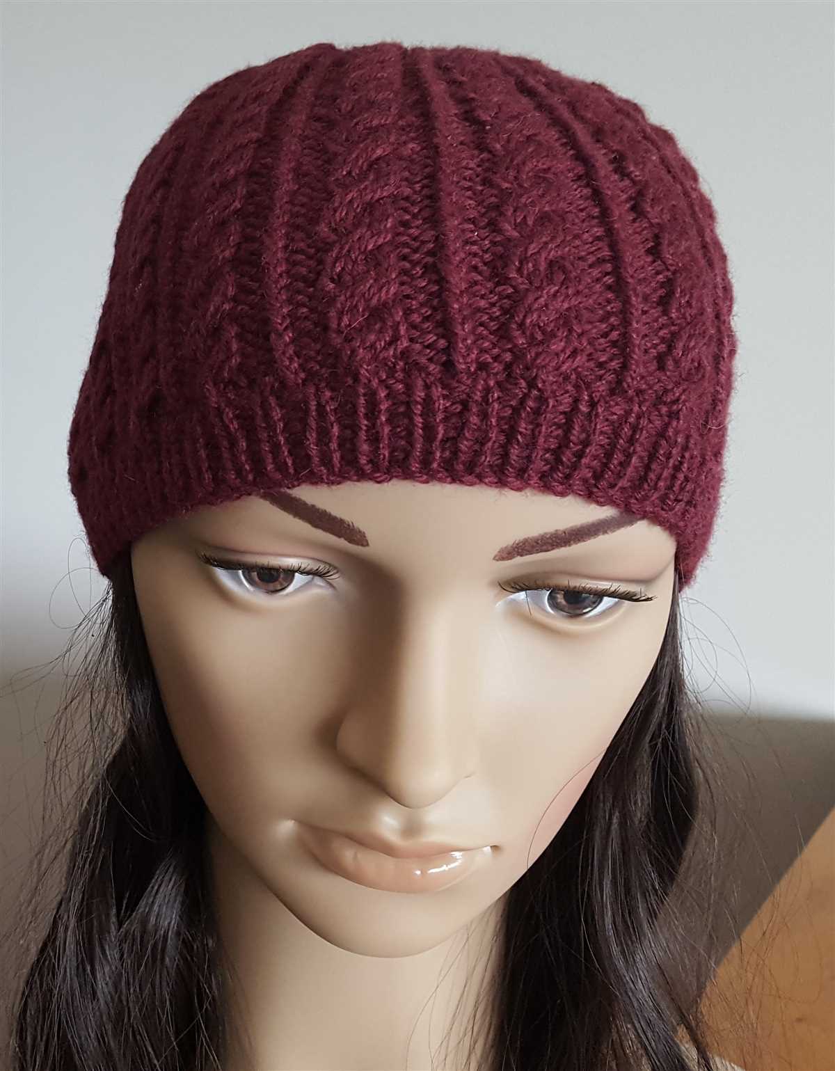 Beanie knitting pattern 8 ply