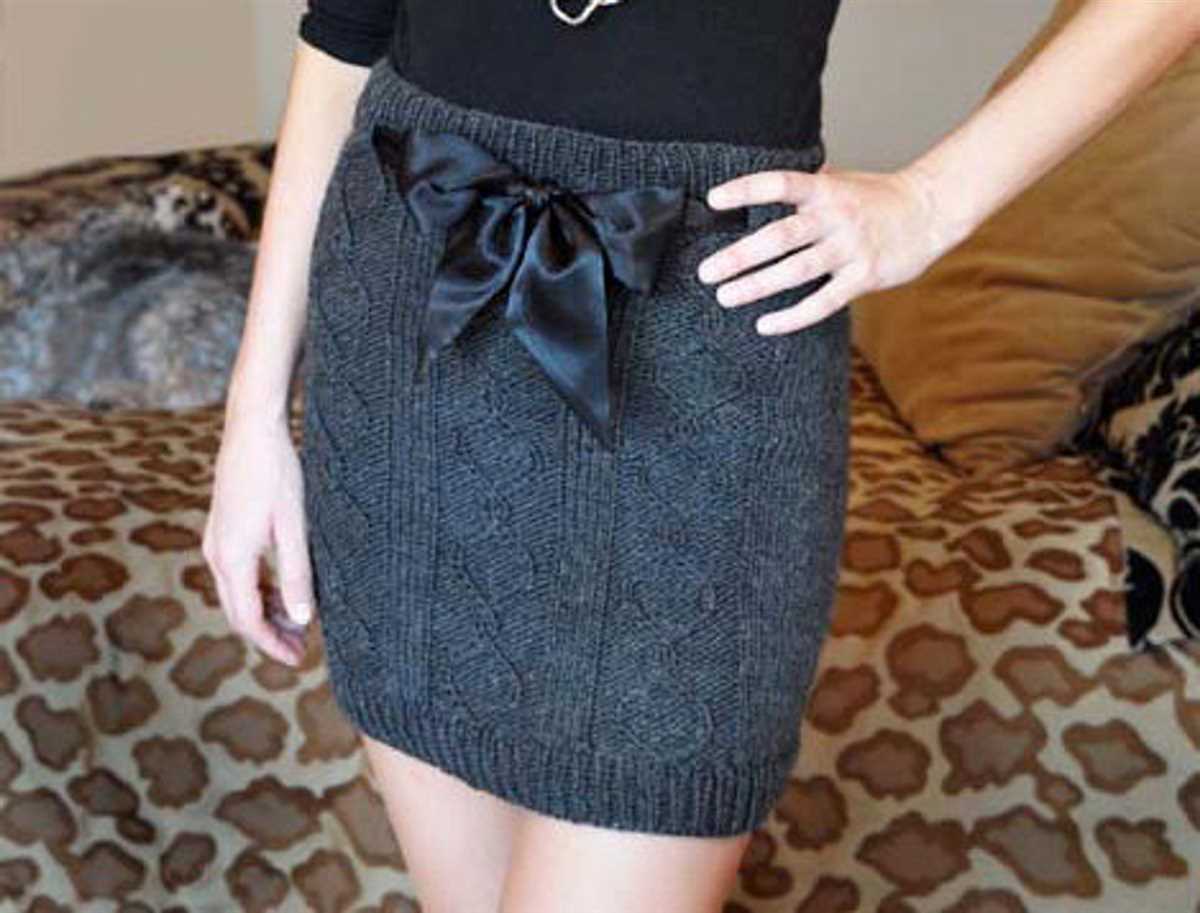 Free pencil skirt knitting pattern