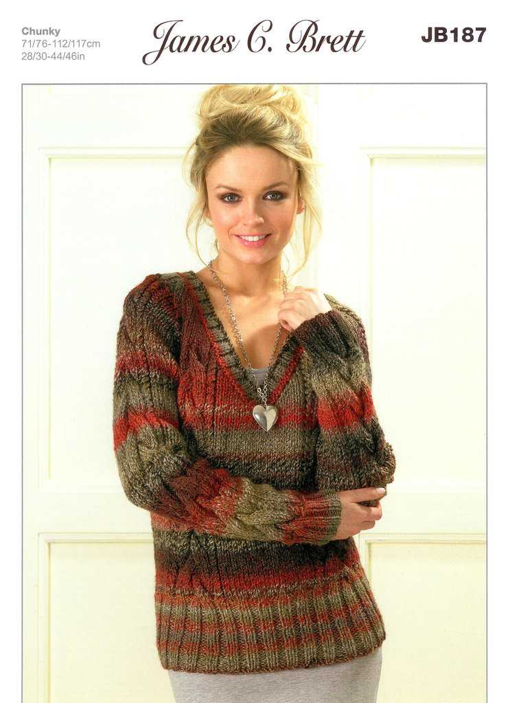 Knitting pattern v neck sweater