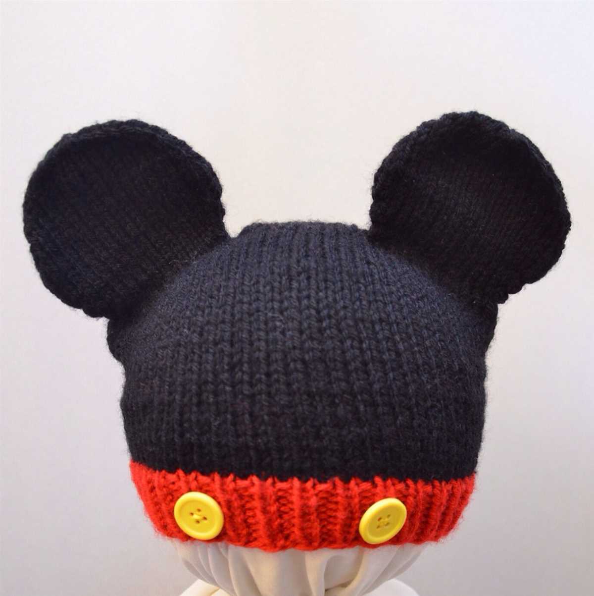 Minnie mouse hat knitting pattern free