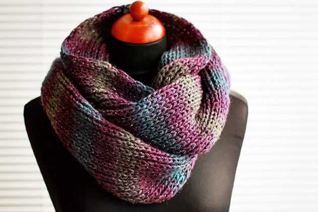 Easy scarf pattern knitting