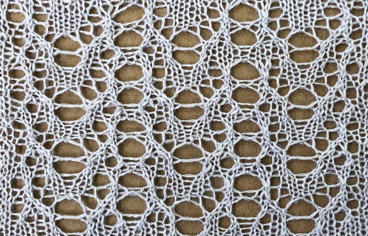 Knit lace pattern free