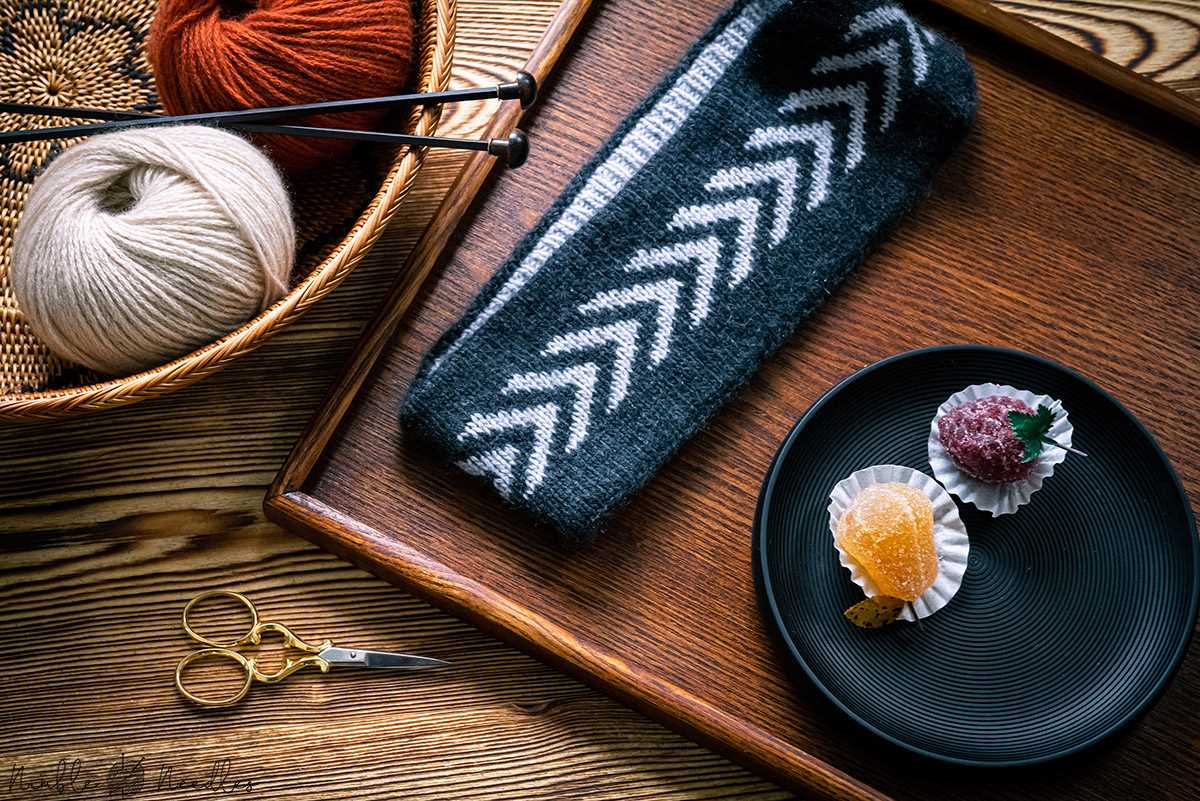 Ribbed headband knitting pattern