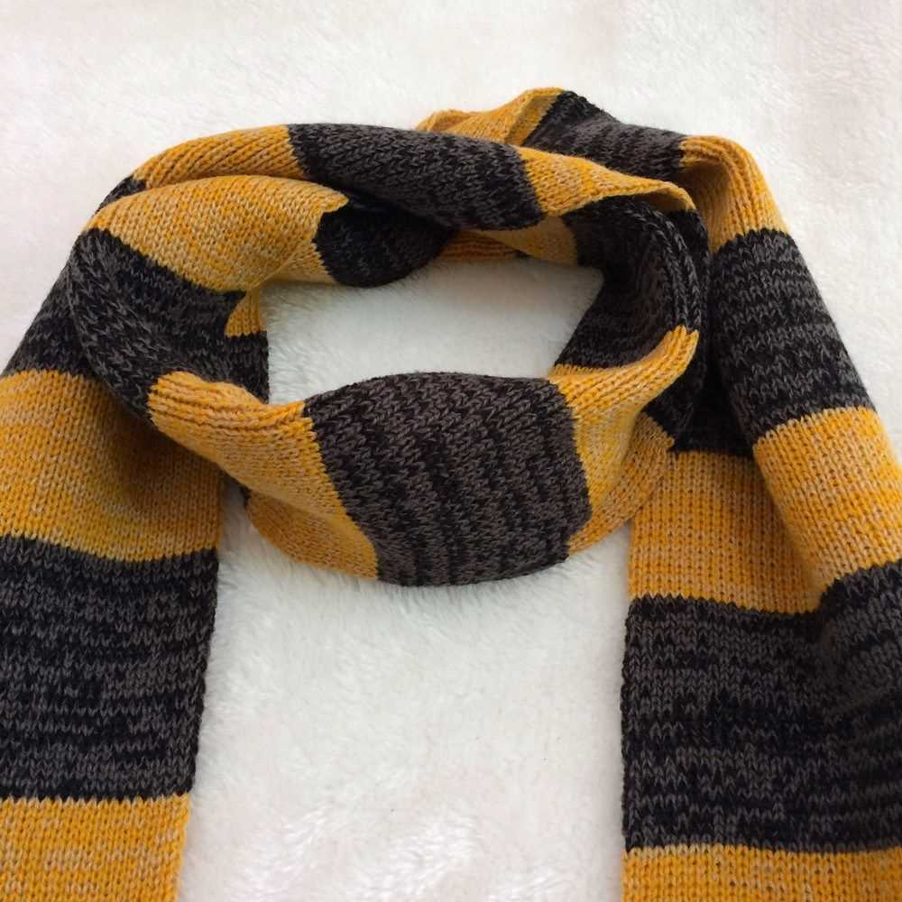 Hufflepuff scarf knitting pattern