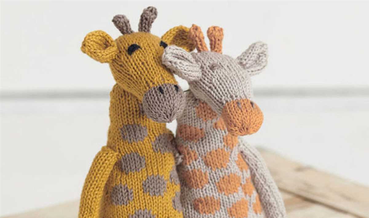 Jasmine the giraffe knitting pattern