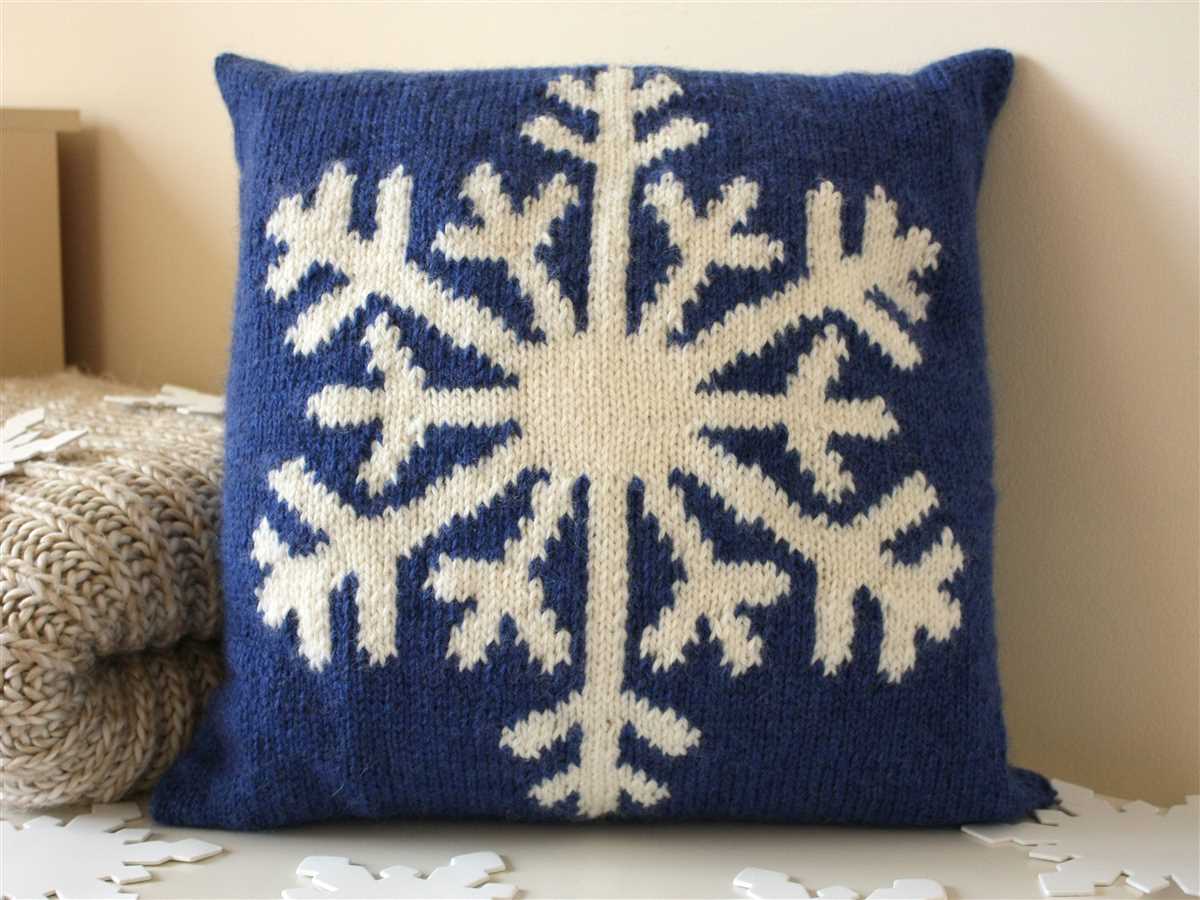 Free christmas cushion cover knitting patterns