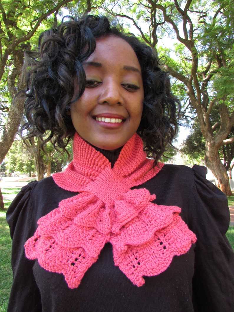 Lacy scarf knitting pattern free
