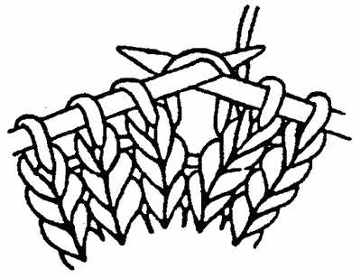 Draw knitting pattern