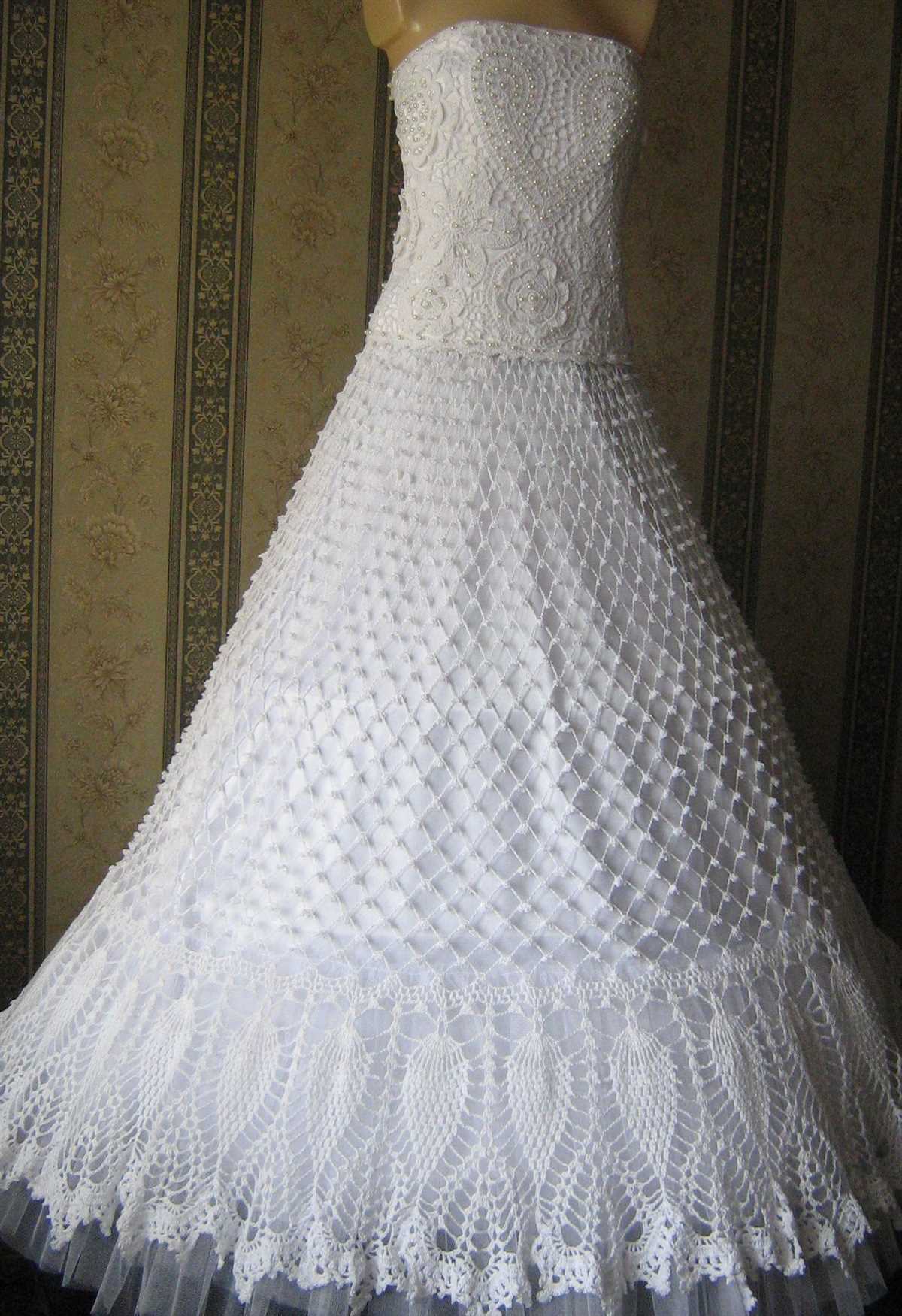 Knit wedding dress pattern