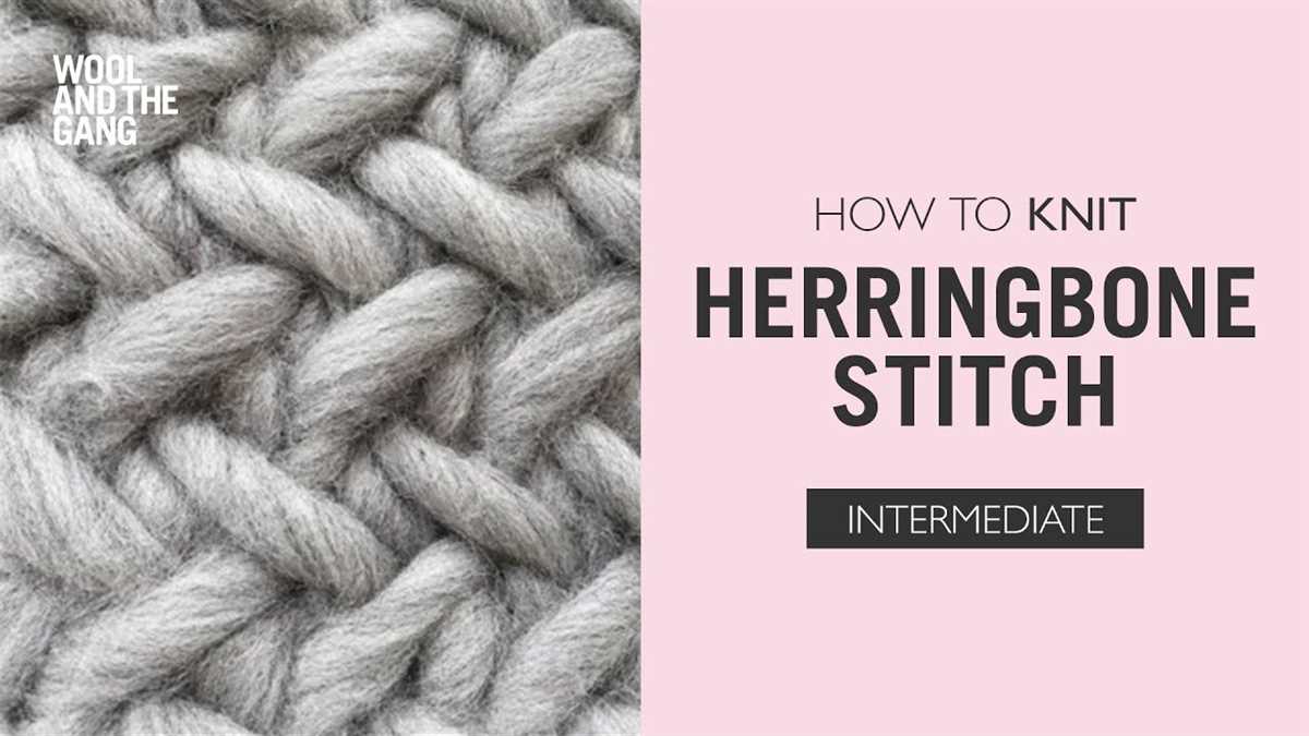 Herringbone knit blanket pattern free