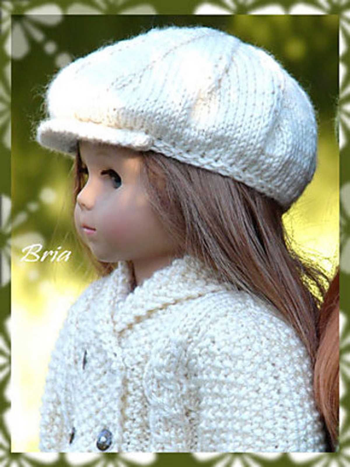 Newsboy cap knitting pattern