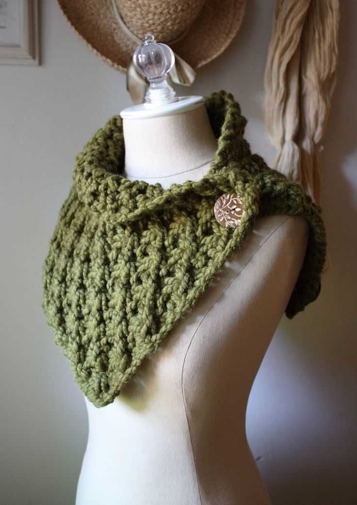 Free pattern for knitted cowl neck warmer