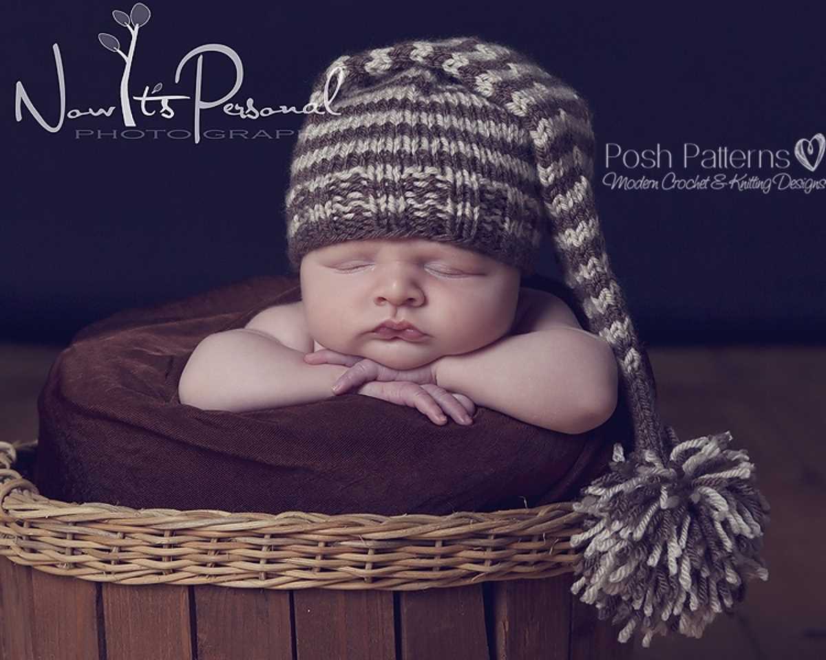 Free stocking hat knitting pattern