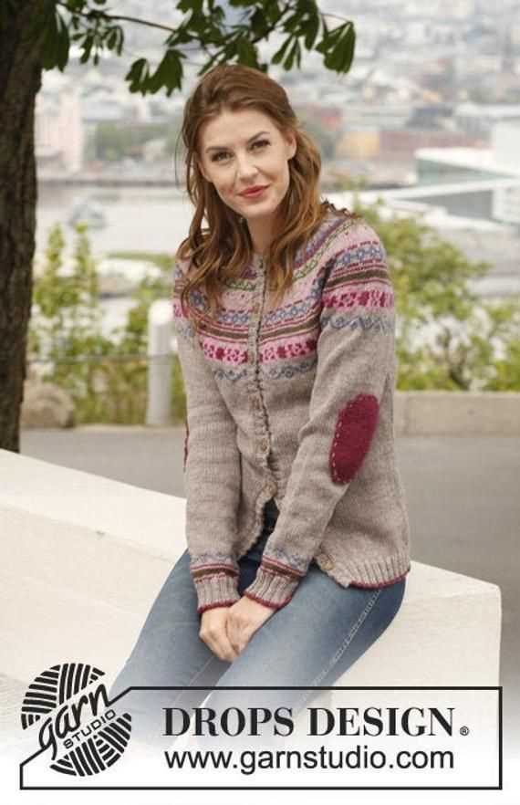 Nordic cardigan knitting pattern