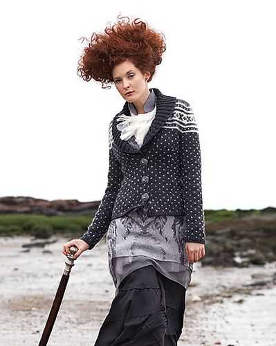 Nordic cardigan knitting pattern