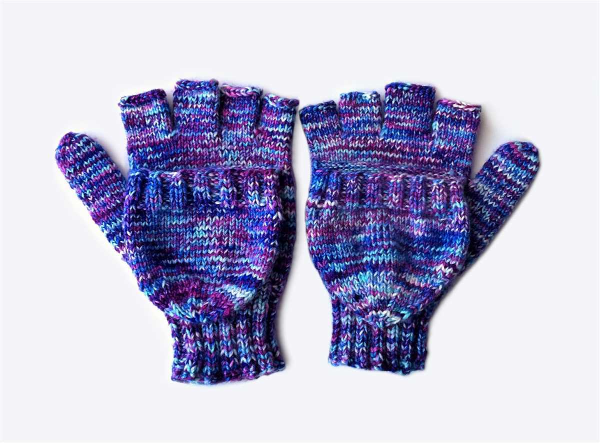 Glove knitting pattern easy