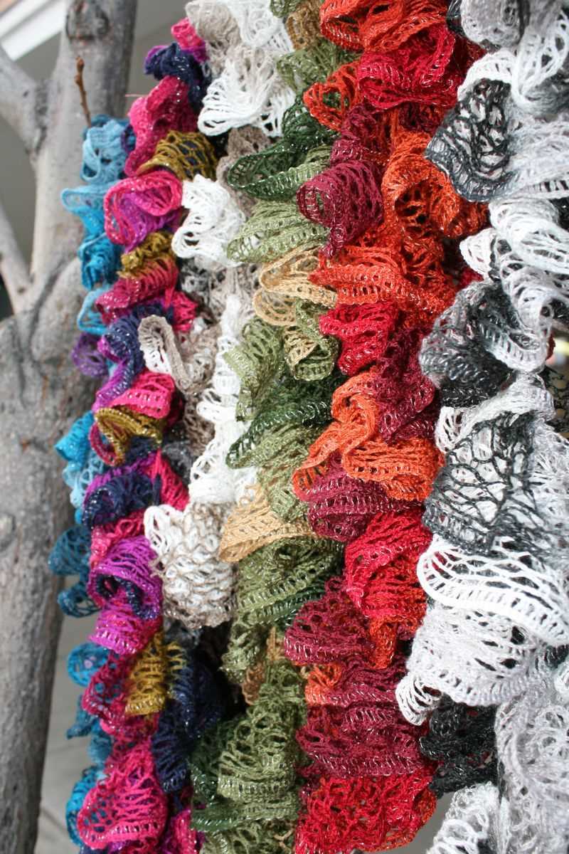 Knitted spiral scarf pattern free