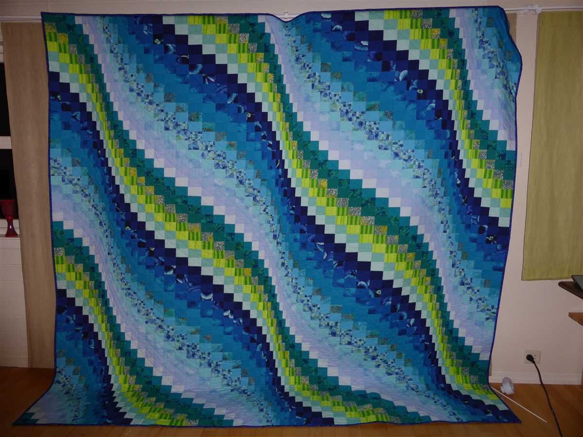 Ocean waves blanket knitting pattern