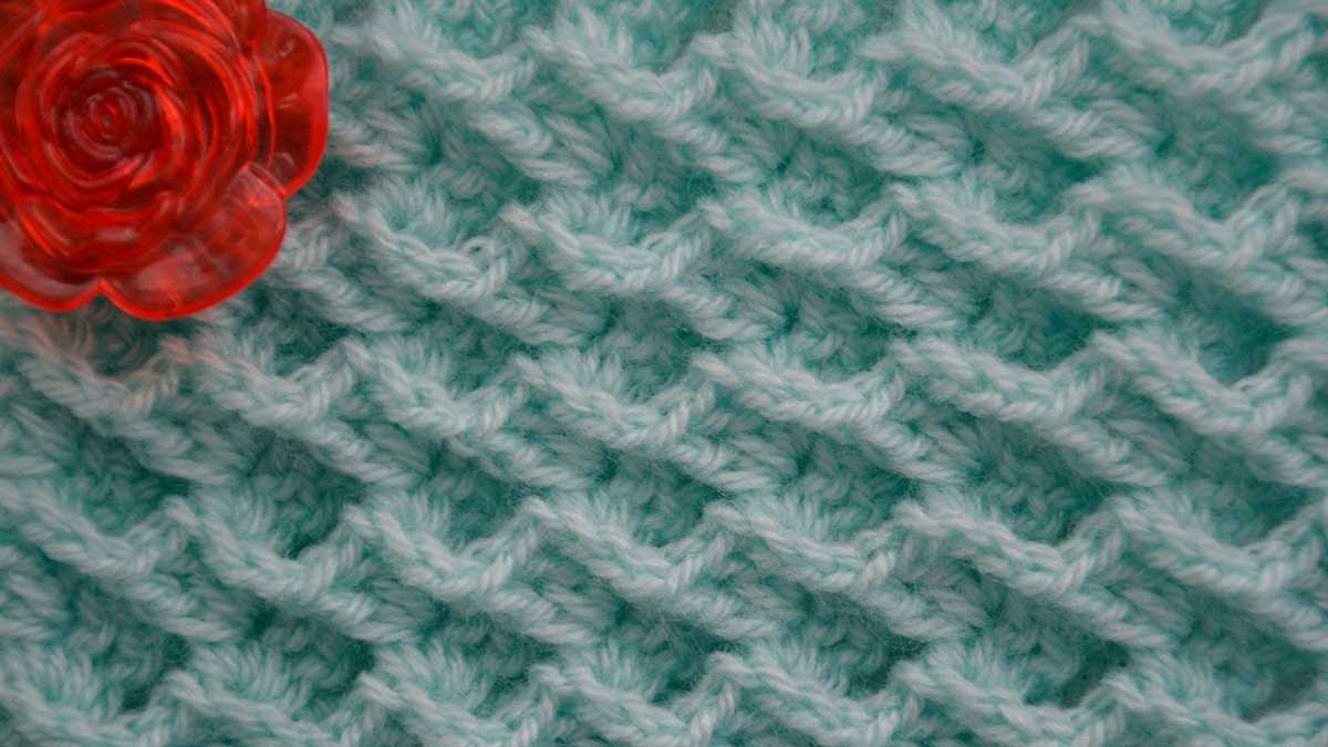Ocean waves blanket knitting pattern