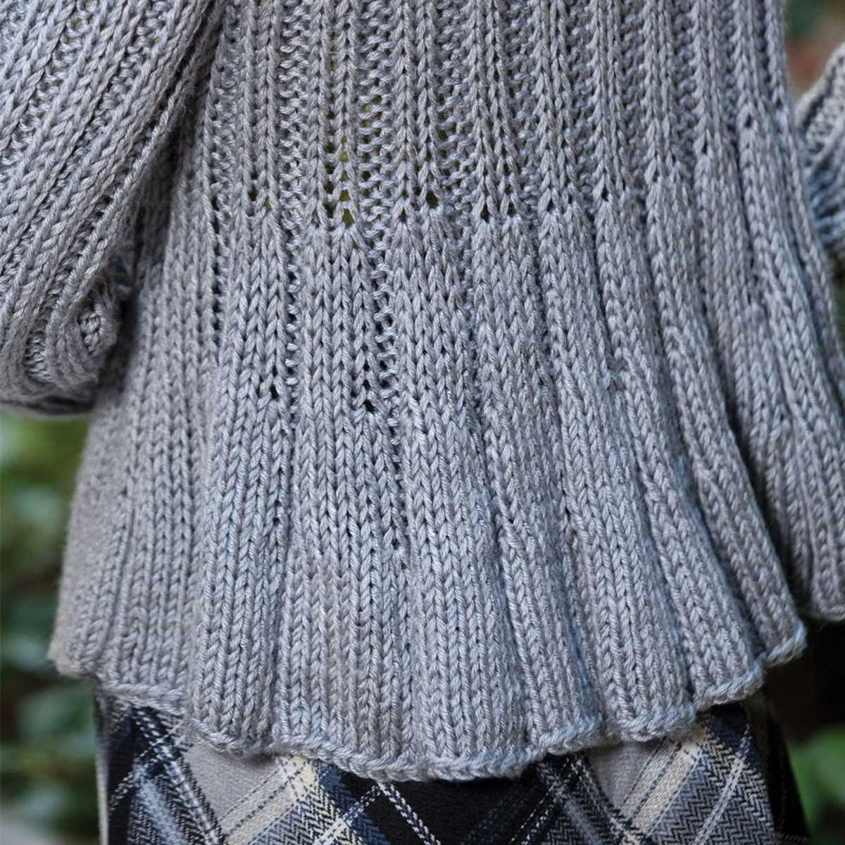 Swing coat knitting pattern