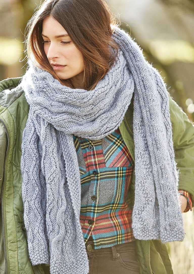 Cable scarf knitting pattern free