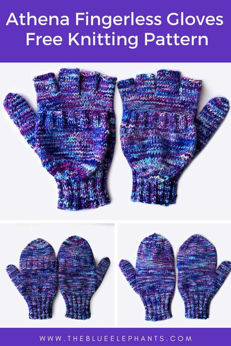 Free knit fingerless gloves pattern