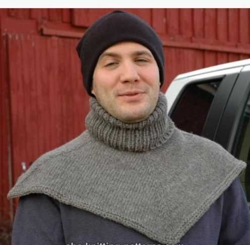 Free mens cowl knitting pattern
