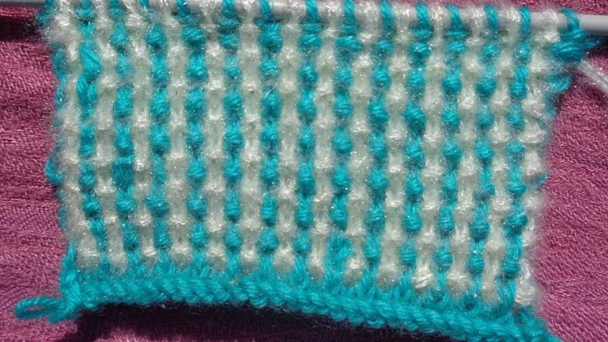 Double knit pattern