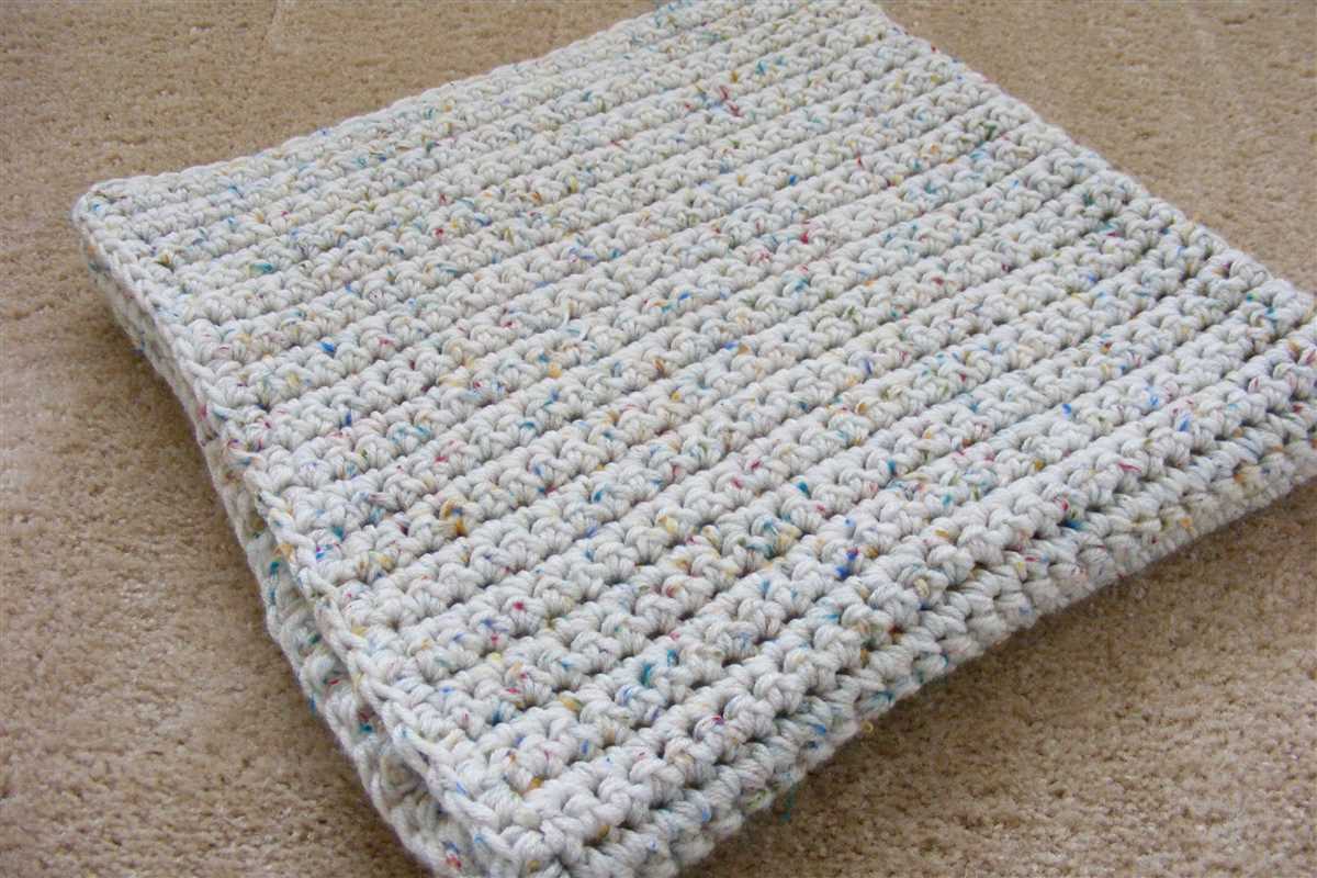 Simple baby blanket knitting pattern