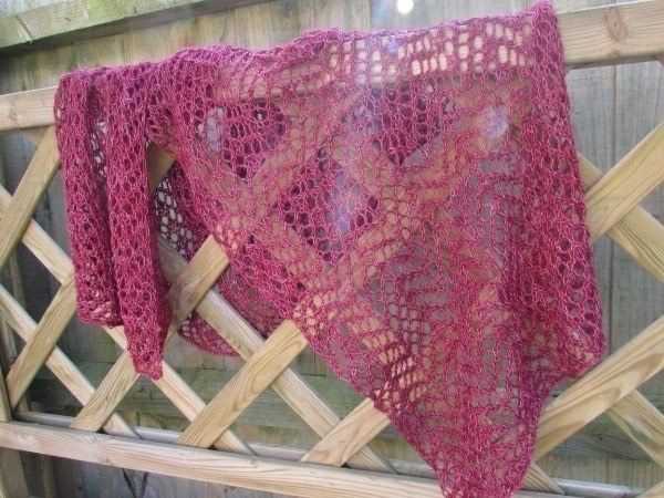 Lacy scarf knitting pattern free