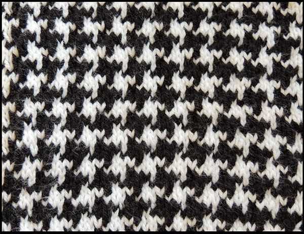 Houndstooth knitting patterns free