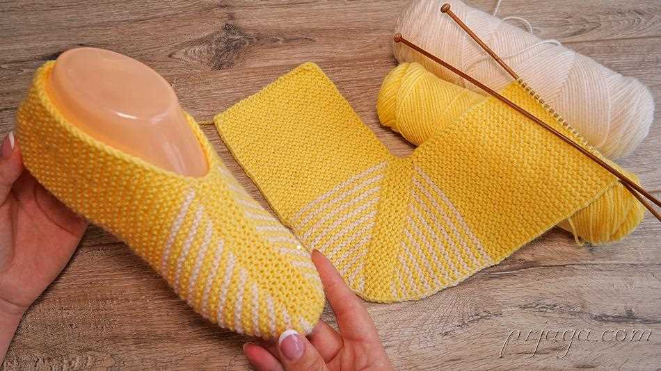 Knit slippers pattern free easy