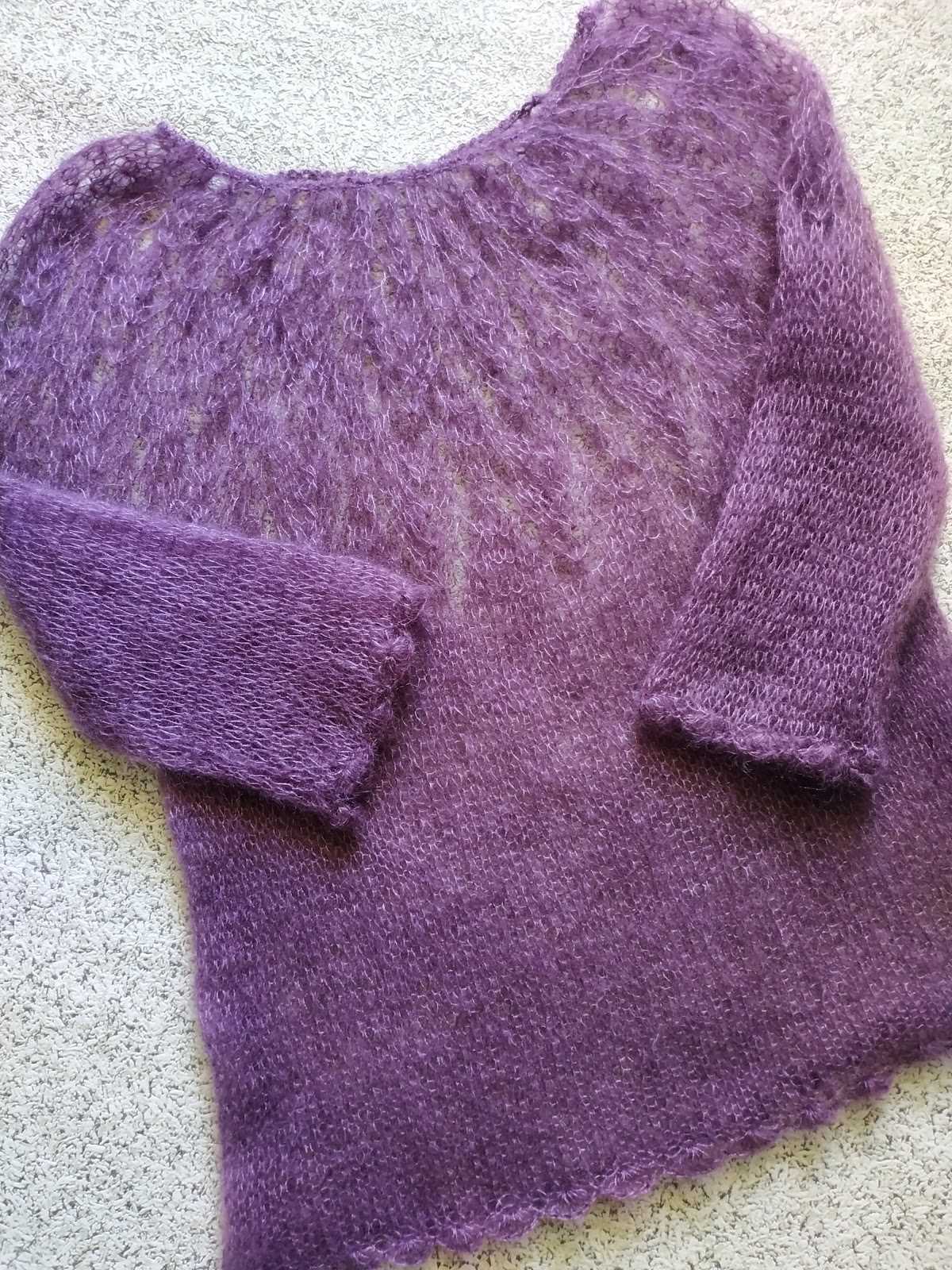 Free mohair bow knitting pattern
