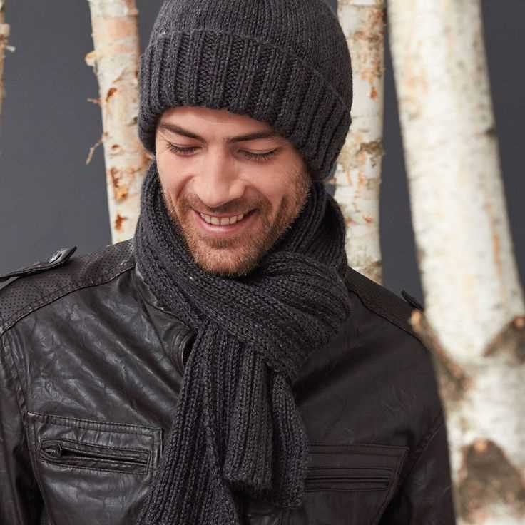 Free knitting patterns mens scarf
