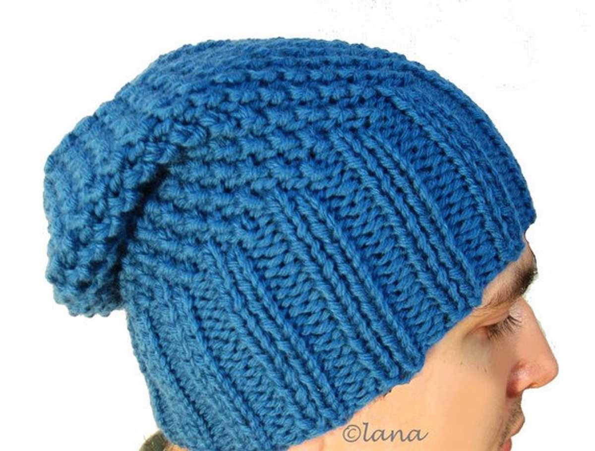 Mens slouchy hat knitting pattern free