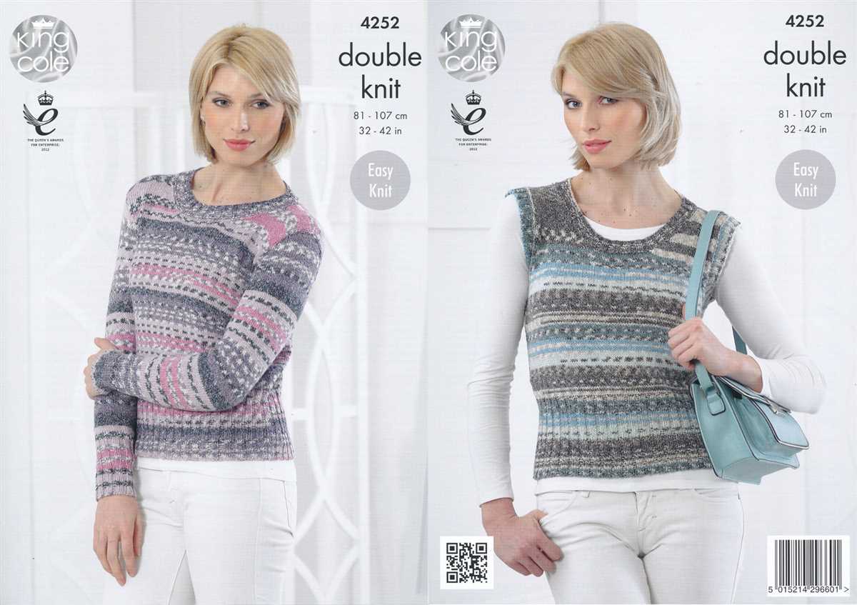 King cole plus size knitting patterns
