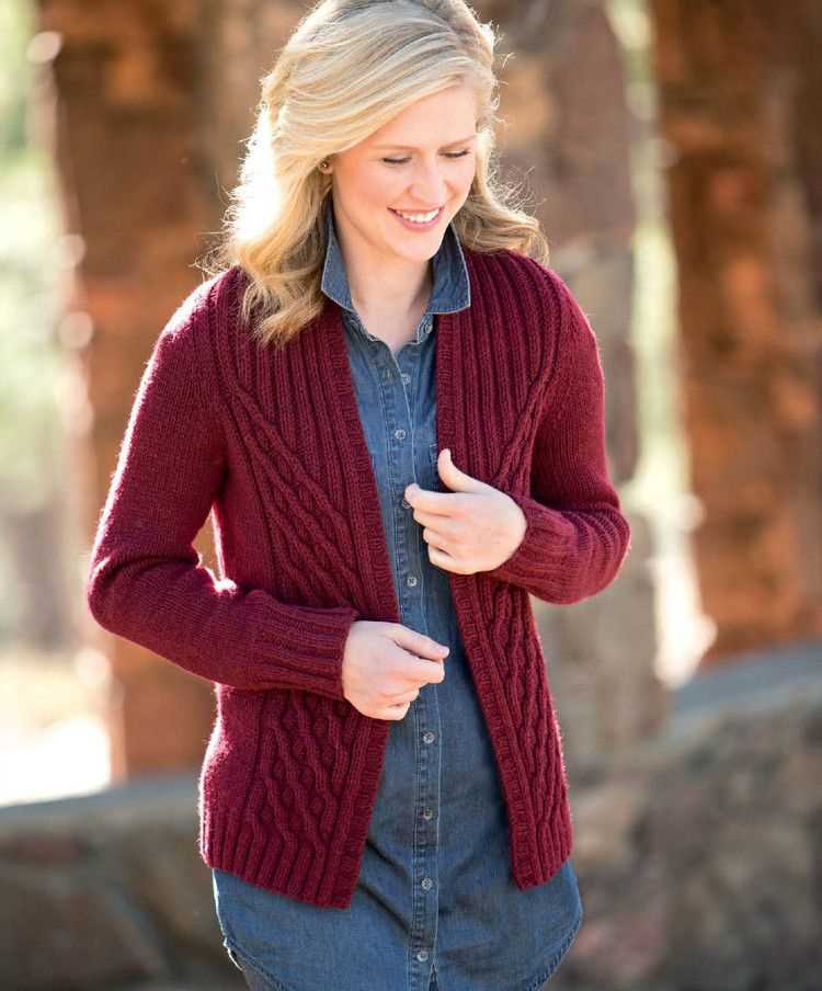 Long jacket knitting pattern free