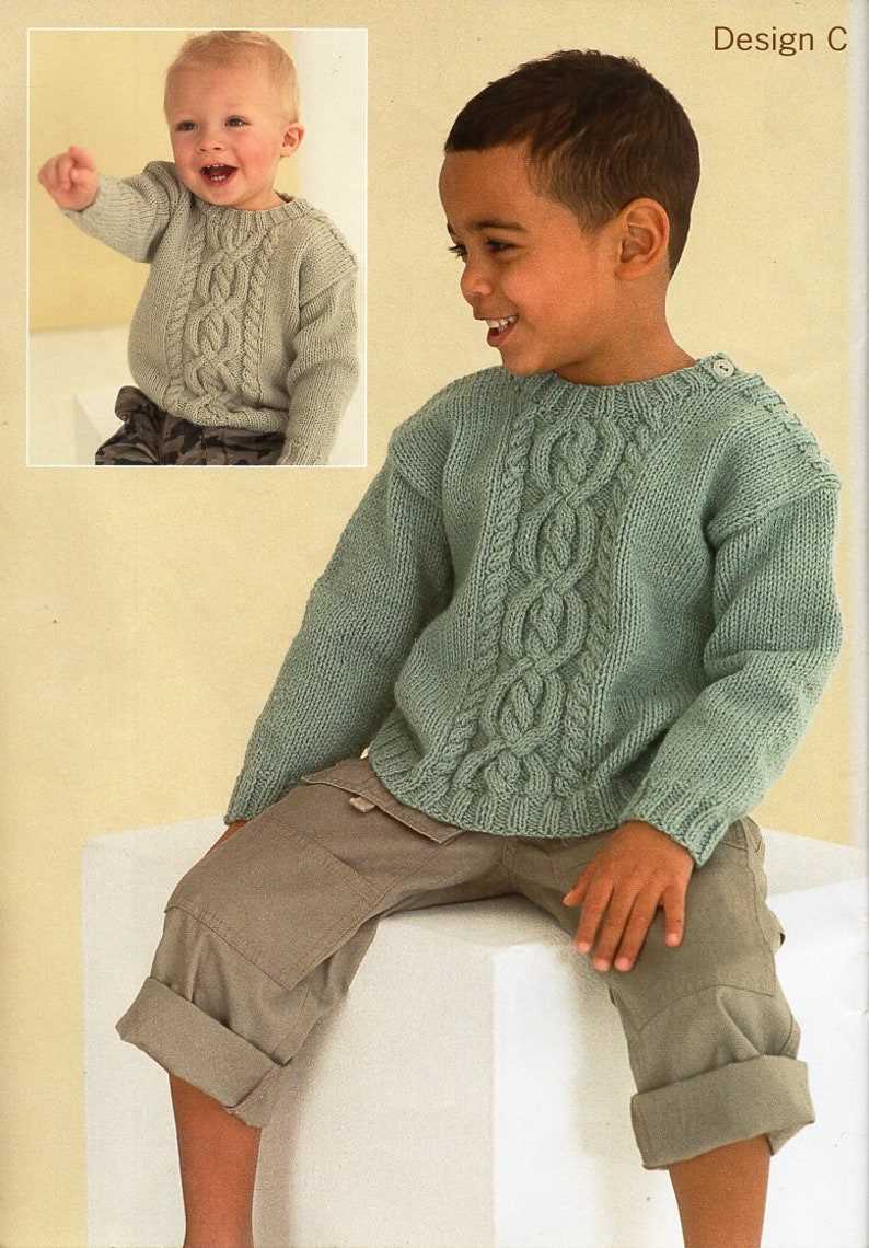 Childrens aran jumper knitting patterns free