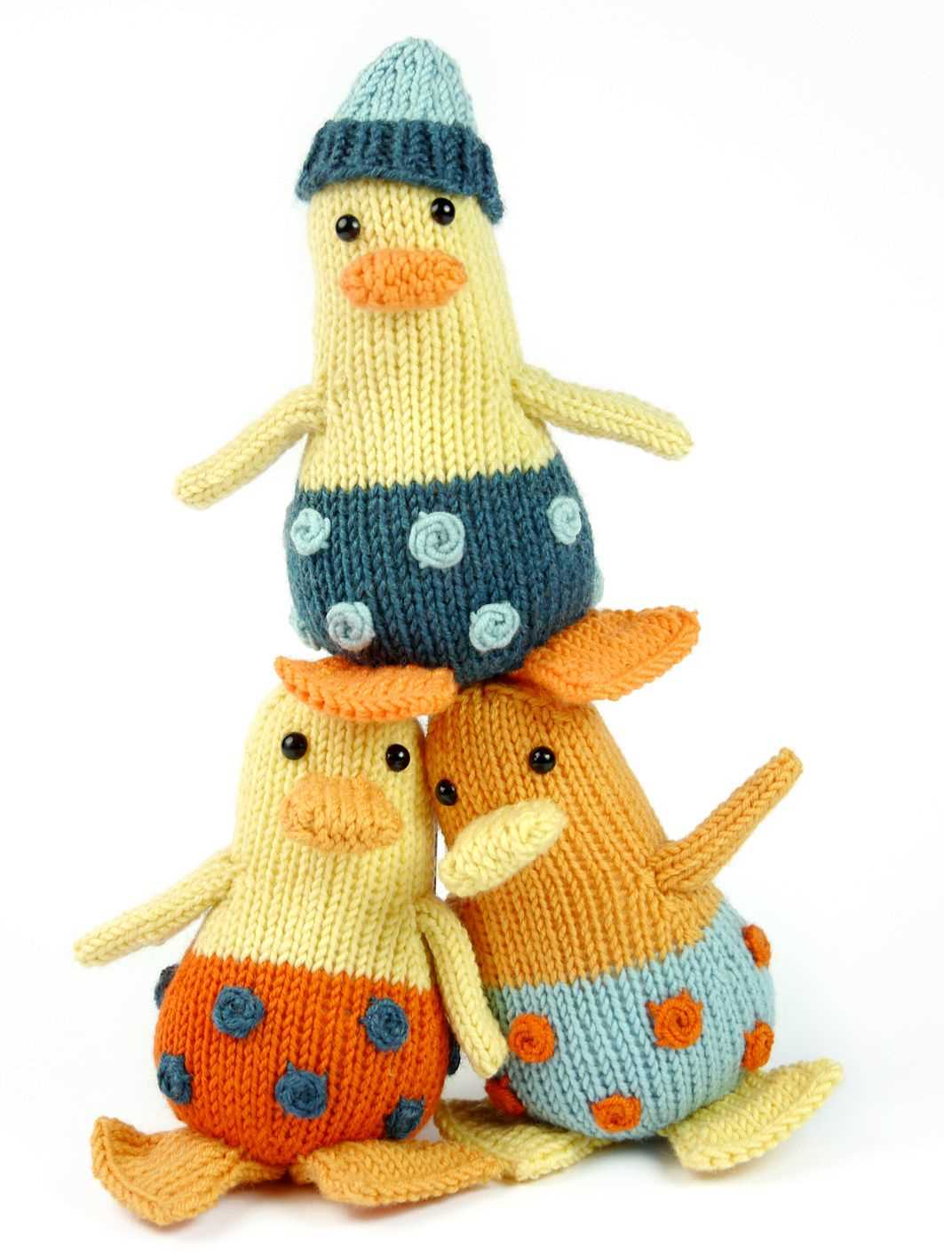 Easter duck knitting pattern