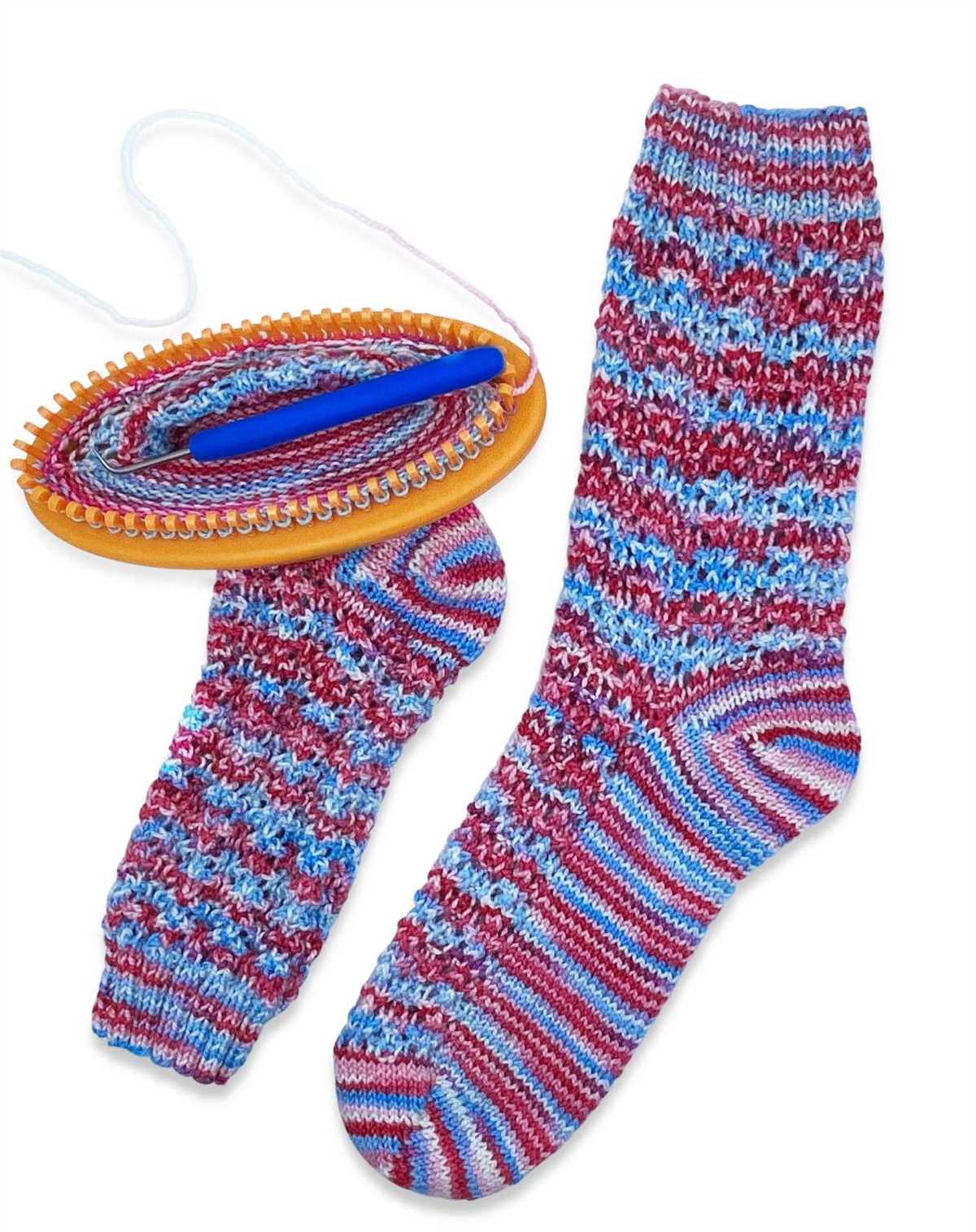 Men's knit sock pattern worsted weight yarn