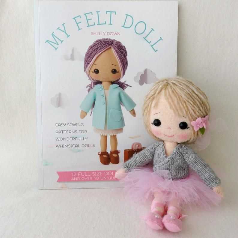 Knitted ballerina doll pattern