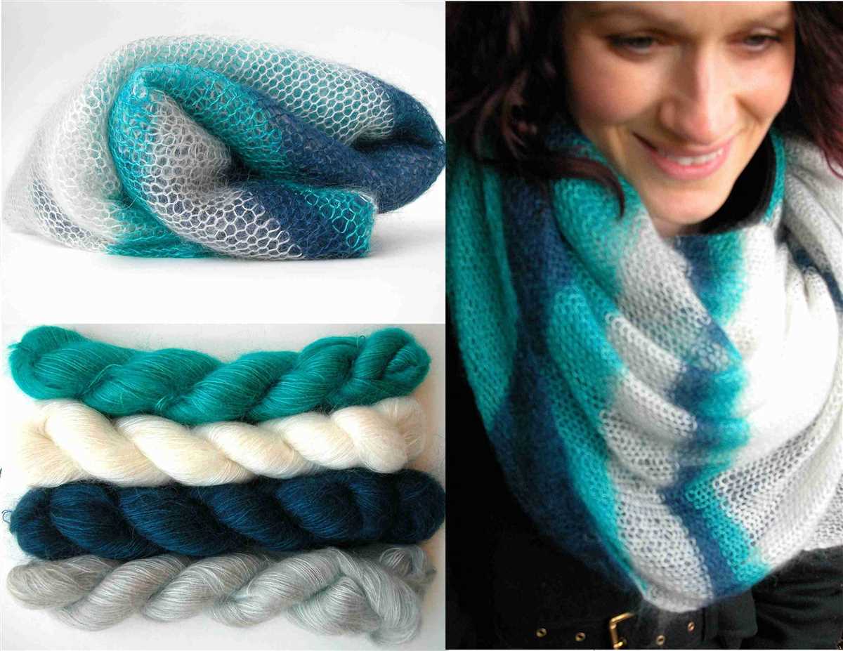 Mohair shawl knitting pattern