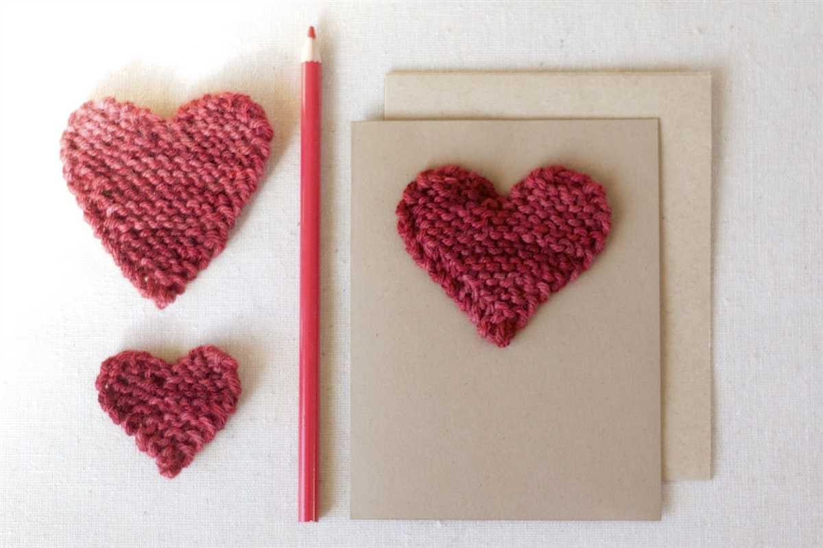 Heart knitting patterns