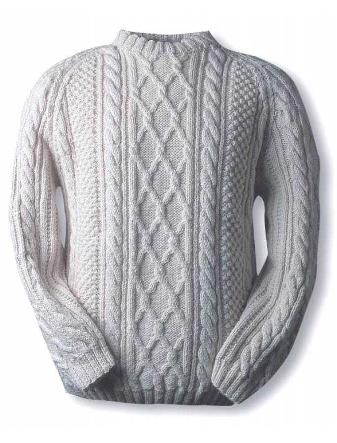Aran knitting patterns for men's sweaters