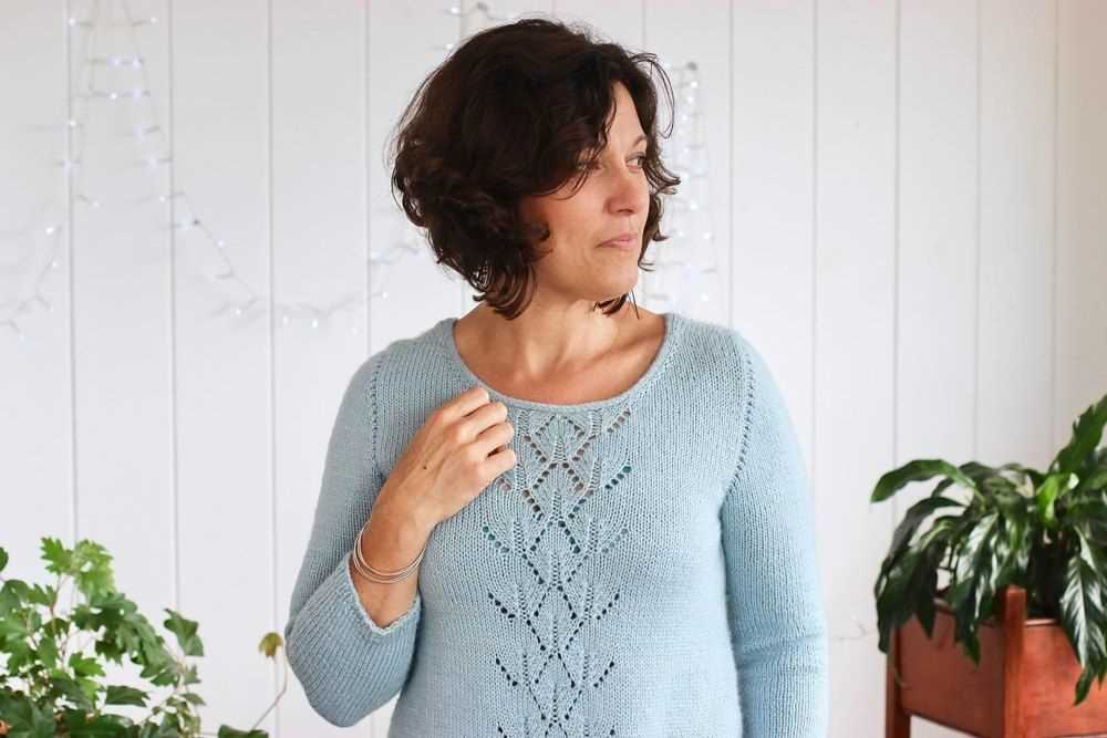 Side to side sweater knitting pattern
