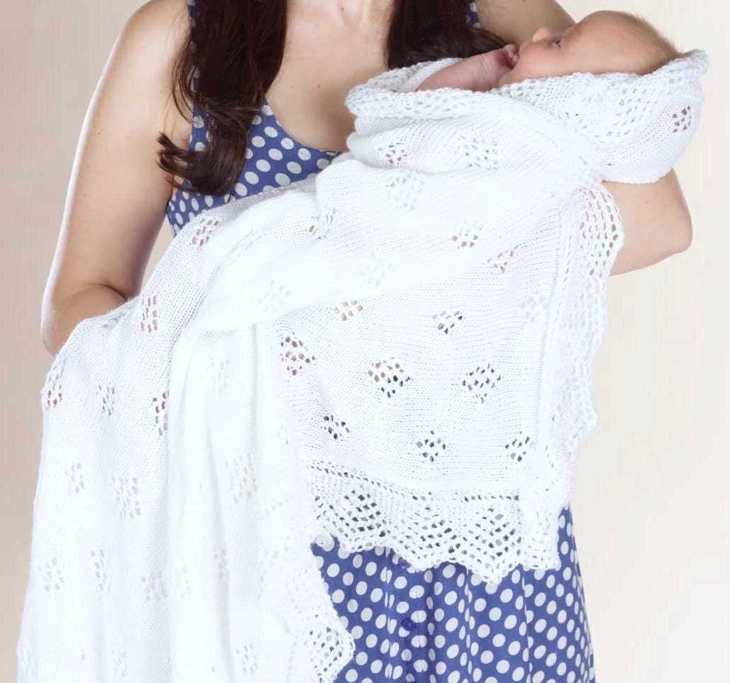 Christening blanket knitting pattern