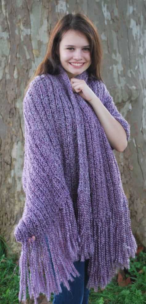 Easy loom knitting shawl patterns