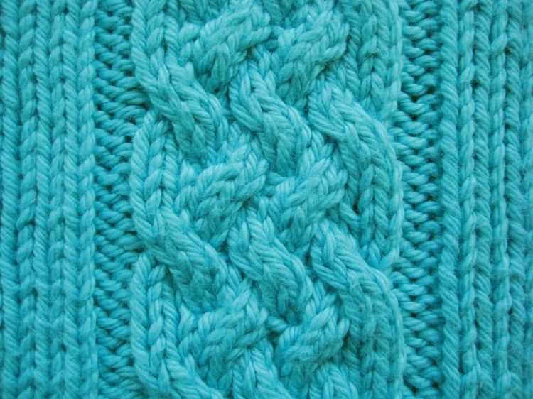 Open weave scarf knitting pattern