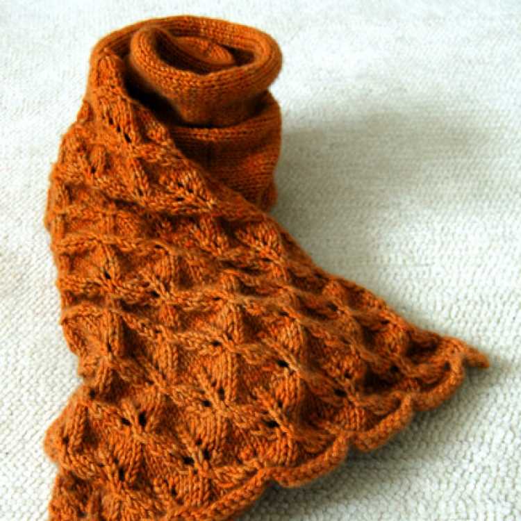 Lacy scarf knitting pattern free