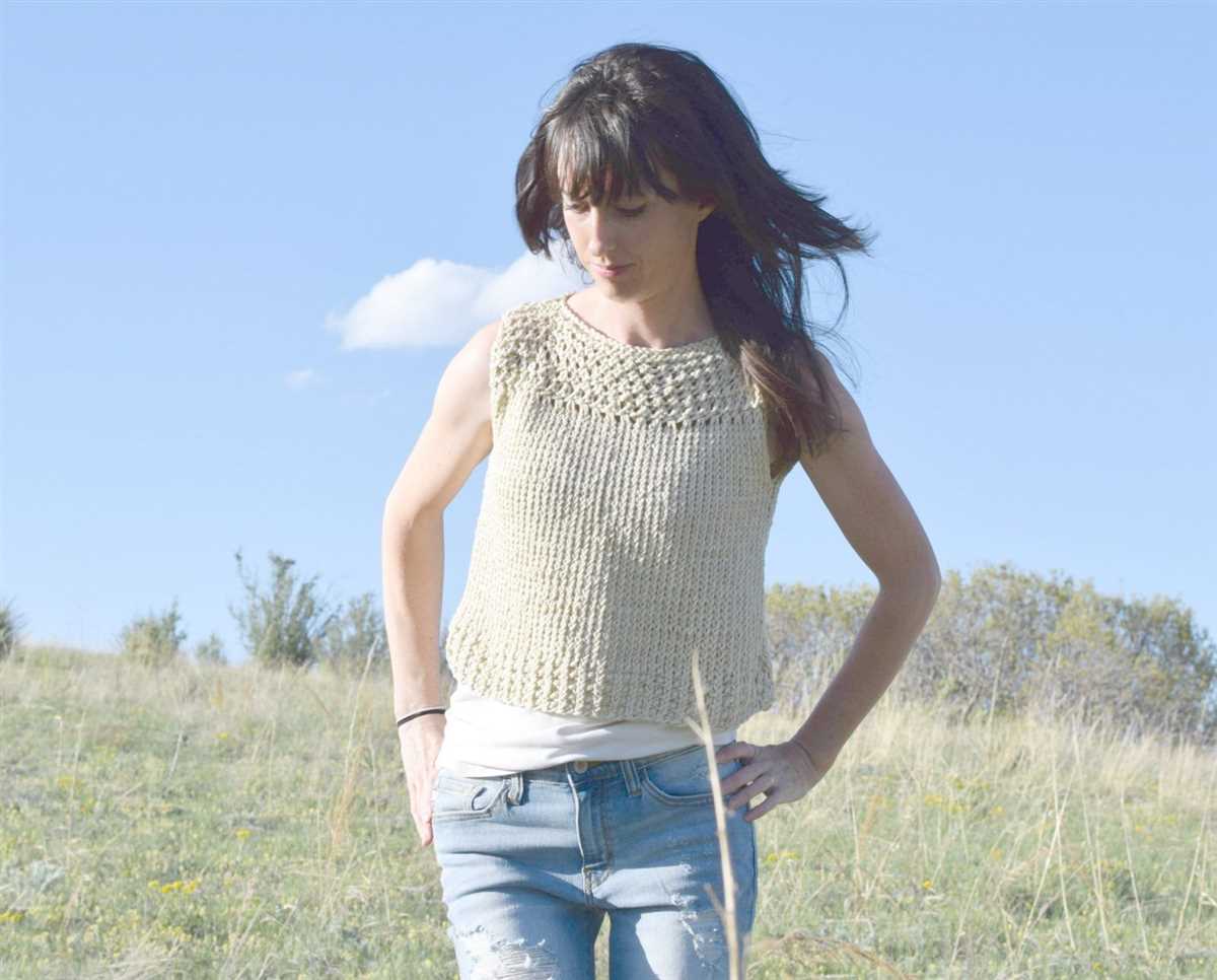Easy knit top pattern